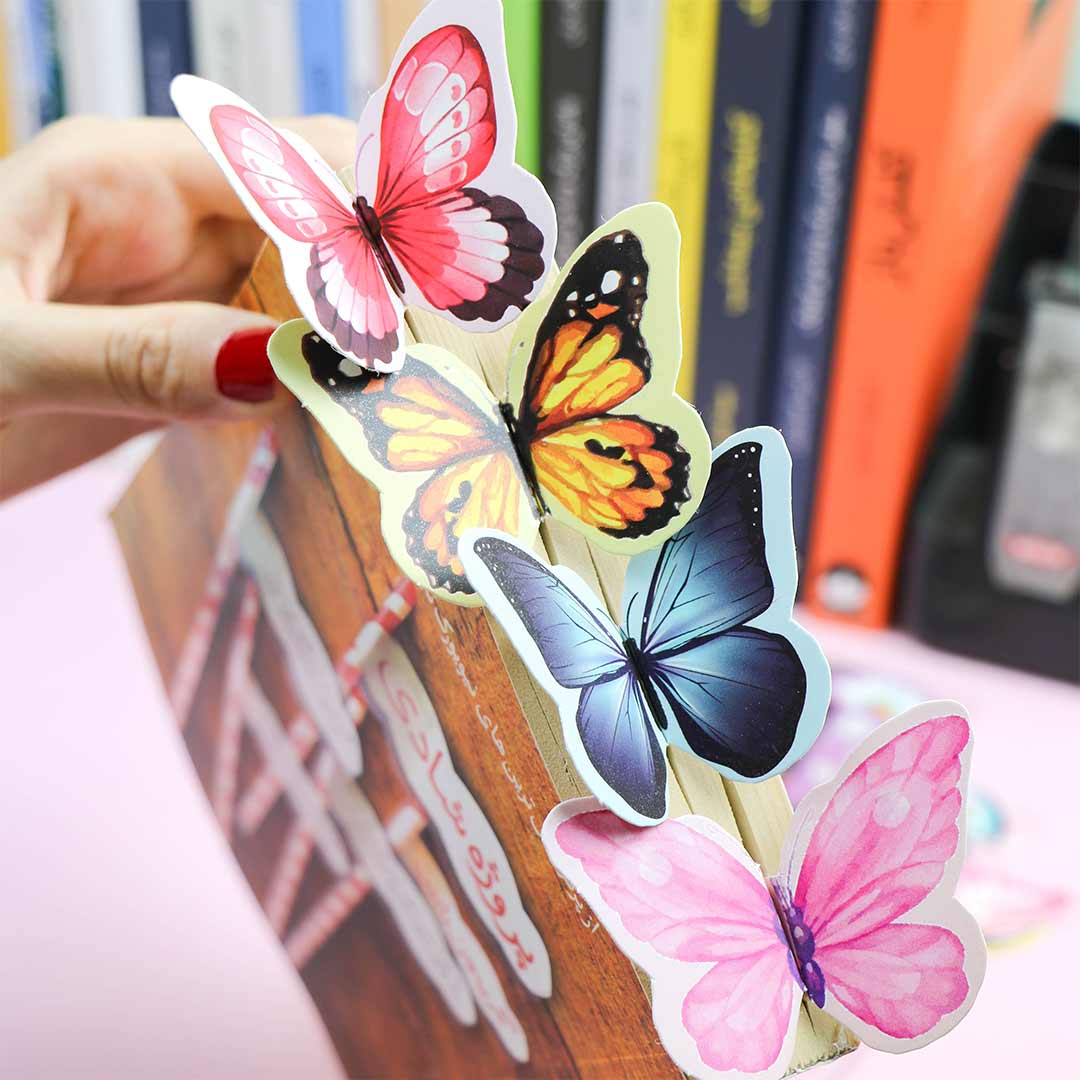 butterfly-flower-bookmark